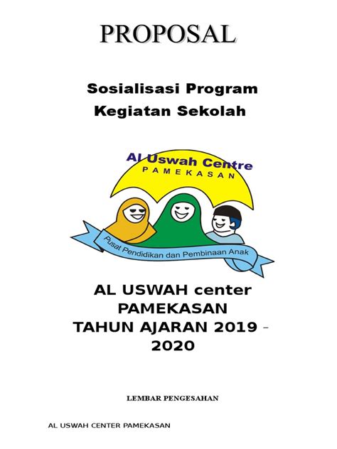 Contoh Proposal Kegiatan Sekolah Pdf