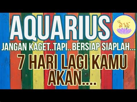 Zodiak Aquarius Wahh Bersiaplah Hari Kedepan Ini Yg Akan Terjadi