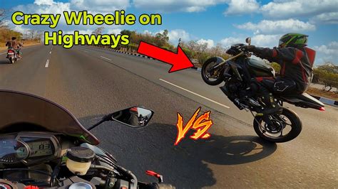 Kawasaki Zx6r Triumph Street Triple Race Superbike Wheelies