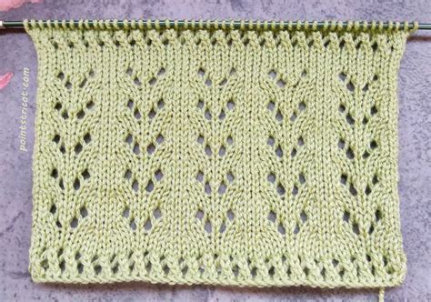 Les points de Tricot Point Tricot Ajouré