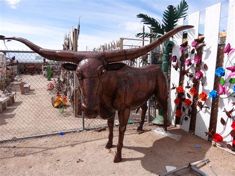 Welded Bull At Hacienda Interiors Boulder City Nevada Boulder City