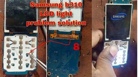 Samsung B Lcd Light Problem Solution Samsung B Lcd Light Jamper