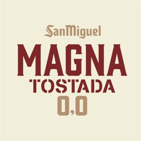 San Miguel Magna Tostada Grupo Mahou San Miguel Untappd