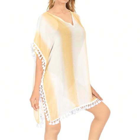 La Leela Women S Chiffon Lace Bikini Coverup Holiday Party Beach Cover Ups Dressy Bathing Suits