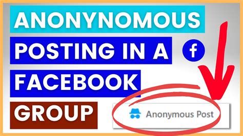 How To Post Anonymously In A Facebook Group How To Turn It On In