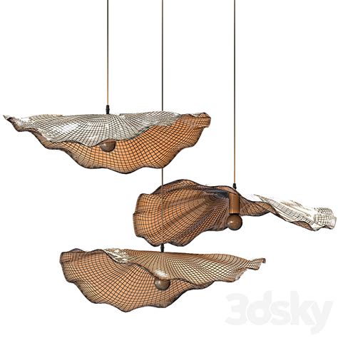 Lotus Leaf Pendant Pendant Light 3D Model