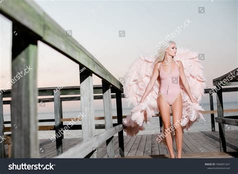 Sexy Woman Lingerie Wings Stock Photo 1968091267 Shutterstock