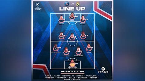 Champions League | La alineación del PSG contra el Madrid