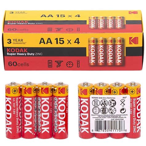 Батарейки Kodak Heavy Duty AA R6P 1 5V Zink 1 шт фото отзывы