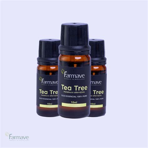 Óleo essencial Tea Tree melaleuca 10 ml Farmave