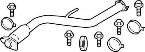 Nissan Sentra Exhaust Pipe Front 20010 4B011 Genuine Nissan Part