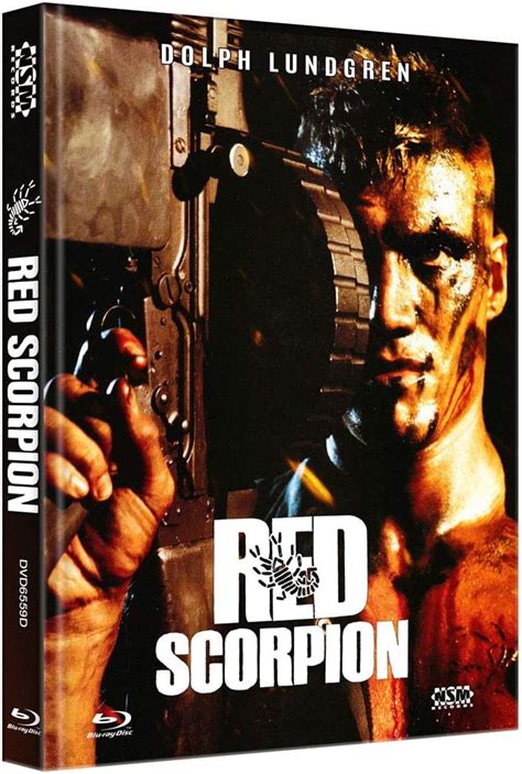 Red Scorpion Blu Ray DVD Uncut Mediabook Cover D Amazon Co Uk