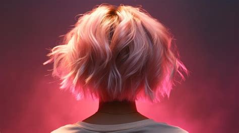 Premium AI Image Stylish Trendy Women S Hair Styling Blonde Large Curls Beautiful Girl With