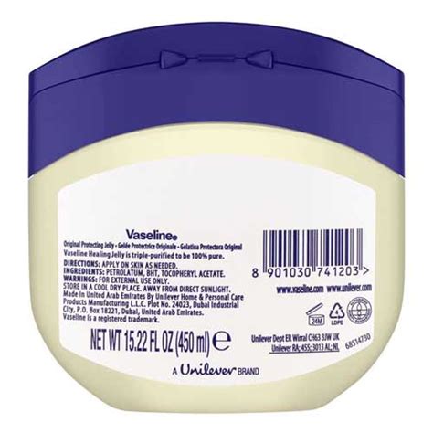 Vaseline Original Protecting Petroleum Jelly Dermatologist Tested