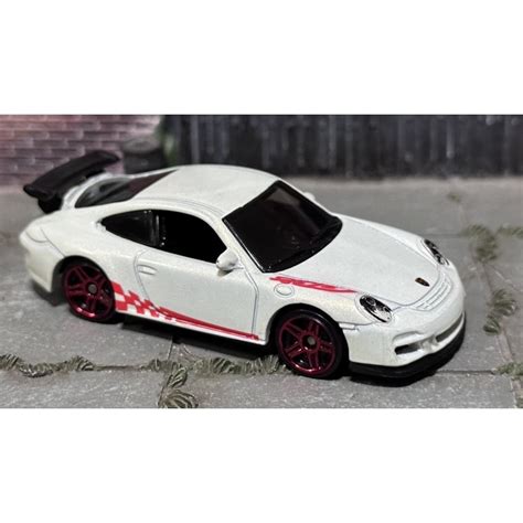 Hot Wheels Porsche Gt Rs White Shopee Malaysia