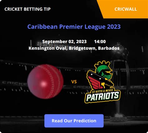 Guyana Amazon Warriors VS St Kitts And Nevis Patriots Match Prediction