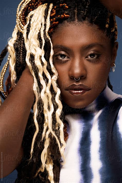 Beauty Portrait Of An Empowered And Strong Black Latina Woman By Stocksy Contributor Edward