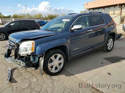 Report 2gkflpe3xh6136933 Gmc Terrain 2017 Blue Gas Price And Damage History