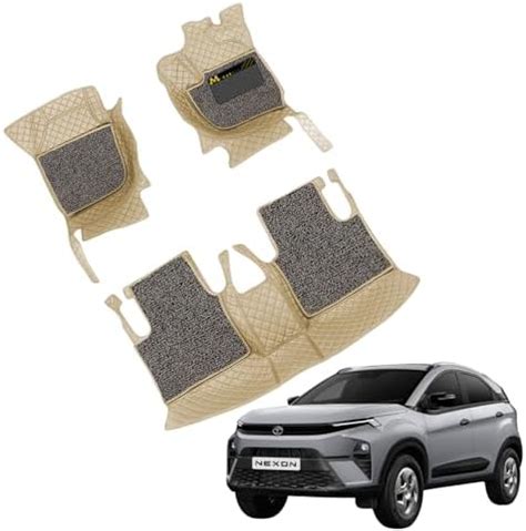 Mecarnic Premium 7D Car Floor Mat For Tata Nexon Facelift 2023 7