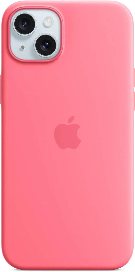 QITIAN Silicone Cell Phone Case with MagSafe for iPhone 15 Plus, Pink