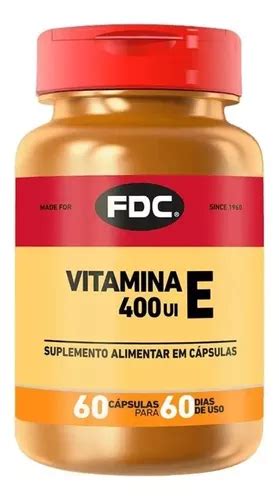 Vitamina E Ui Importada C C Psulas Fdc Original Mercadolivre