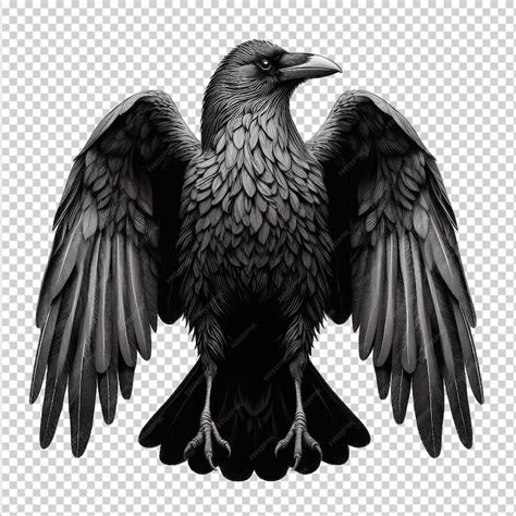 Premium Psd Alert Crow Stance Png
