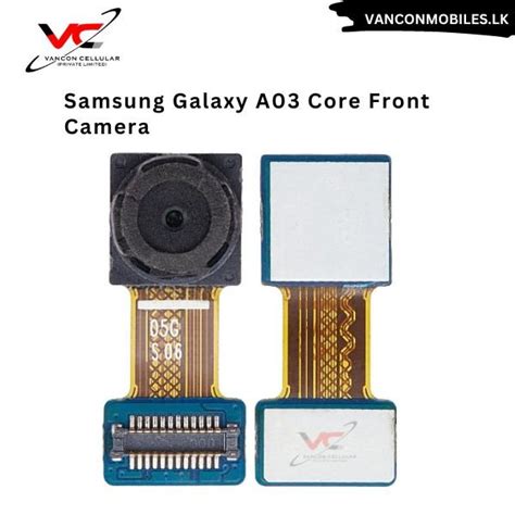 Samsung Galaxy A03 Core Front Camera Vancon Cellular Private Limited Galle