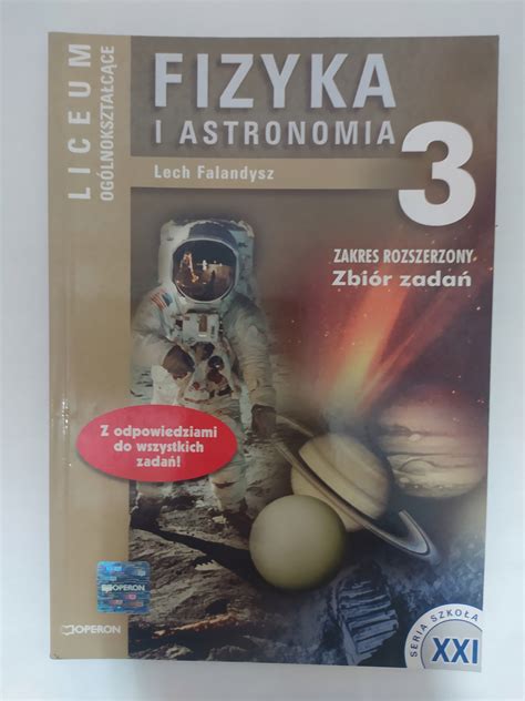 Fizyka i astronomia 3 dla LO Lech Falandysz 13420753932 Podręcznik