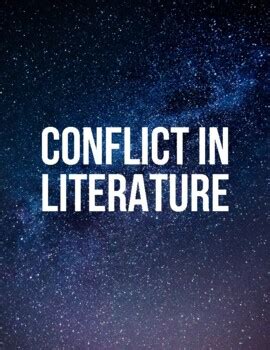 Conflict In Literature Poster Set By The Dungeon Rose Tpt