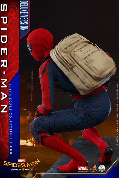 可以組成更加帥氣的場景地台 Hot Toys QS QS B蜘蛛人返校日蜘蛛人 豪華版 Spider Man Deluxe Version 比例人偶作品