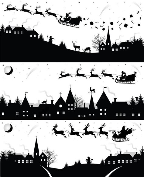 Pin By Tim Moore On Christmas Silhouette Christmas Christmas