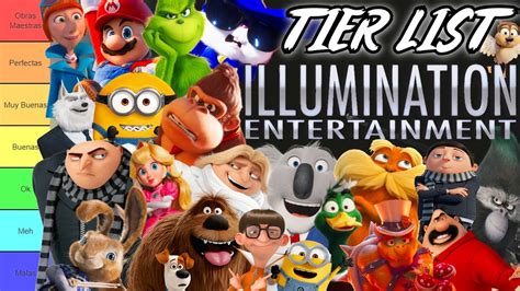 TIER LIST De ILLUMINATION ENTERTAINMENT Con PATOS Y SUPER MARIO BROS