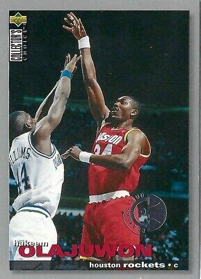 Upper Deck Collector S Choice Players Club Hakeem Olajuwon