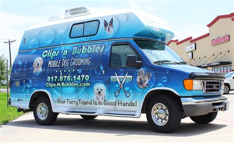 Dog Grooming Van Wraps Zilla Wraps