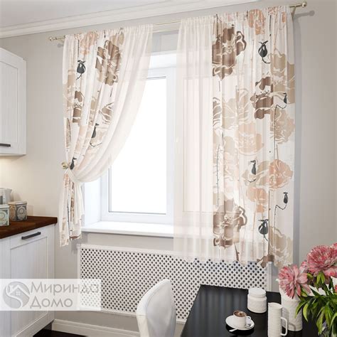 Шторы на кухню кофе (62 фото) - красивые картинки и HD фото