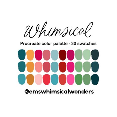 whimsical color palette