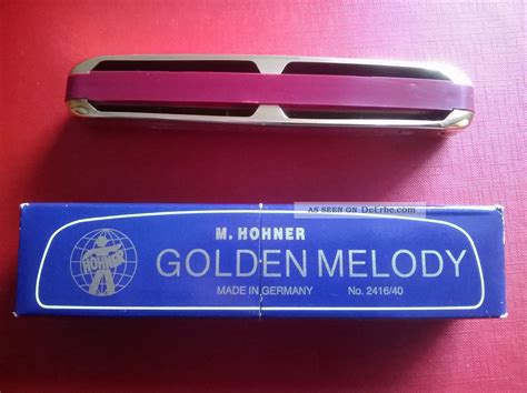 Mundharmonika Hohner Golden Melody No C Dur I D