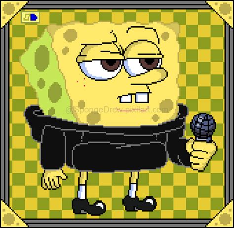 Pixilart Fnf Spongeblack Waterbottle By Spongedrew