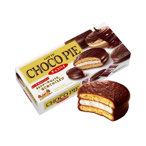 Lotte Choco Pie Original Chocolate Cream Pcs G Made In Japan