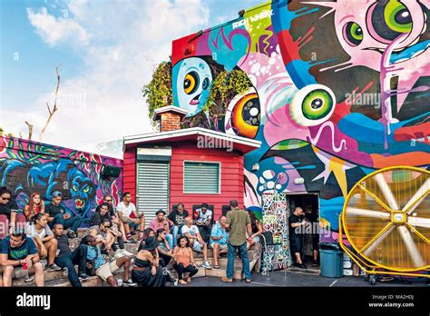 The Wynwood Art Walk Miami Florida Usa Stock Photo Alamy