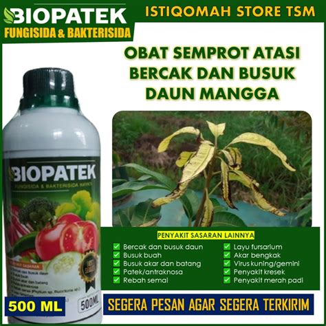 Jual BIOAPEK 500 ML PUPUK AMPUH ATASI BERCAK DAN BUSUK DAUN MANGGA