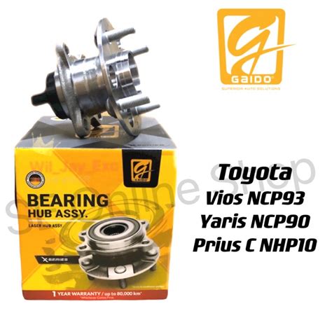 GAIDO Rear Wheel Bearing Toyota Vios NCP93 Yaris NCP90 Prius C NHP10