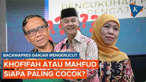 Ganjar Cari Tandem Hanya Di Antara Mahfud MD Dan Khofifah Atau Ada