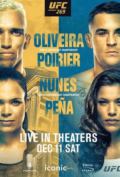 Ufc Oliveira Vs Poirier Posters The Movie Database Tmdb