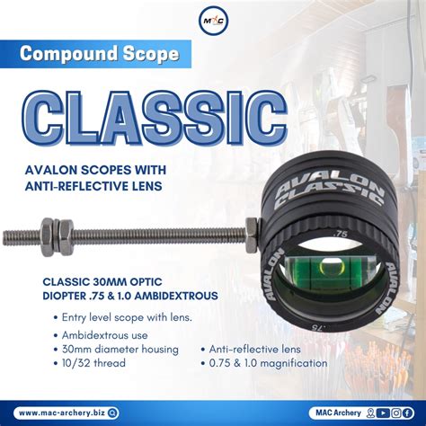 Jual Scope Compound Avalon Classic Scope With Anti Reflective Lens