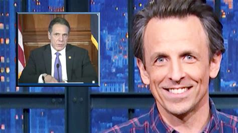 Watch Late Night With Seth Meyers Highlight Gov Cuomo Embarrassed By Sexual Harassment