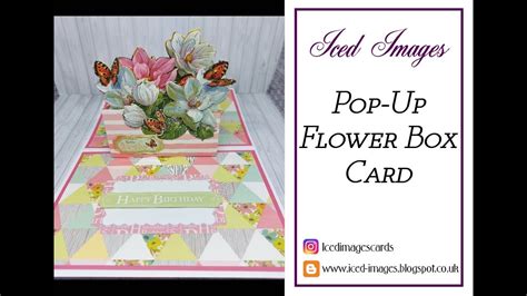 Pop Up Card Flower Basket Template Best Flower Site