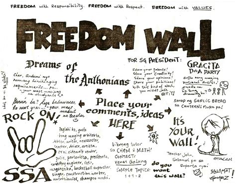 freedom wall... by gracita on DeviantArt