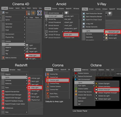 Area Lights in Cinema 4D