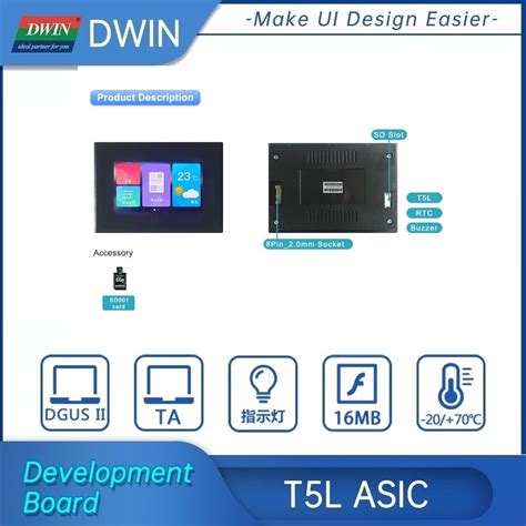 Dwin Inch Tft Lcd Display X Hmi Smart Touch Tn Screen For